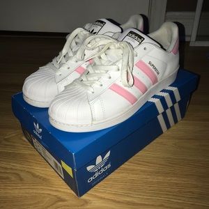 Adidas Superstar White/Pink Women’s